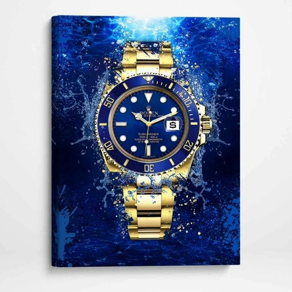Rolex 8 1/2"x11" Framed Wall Art